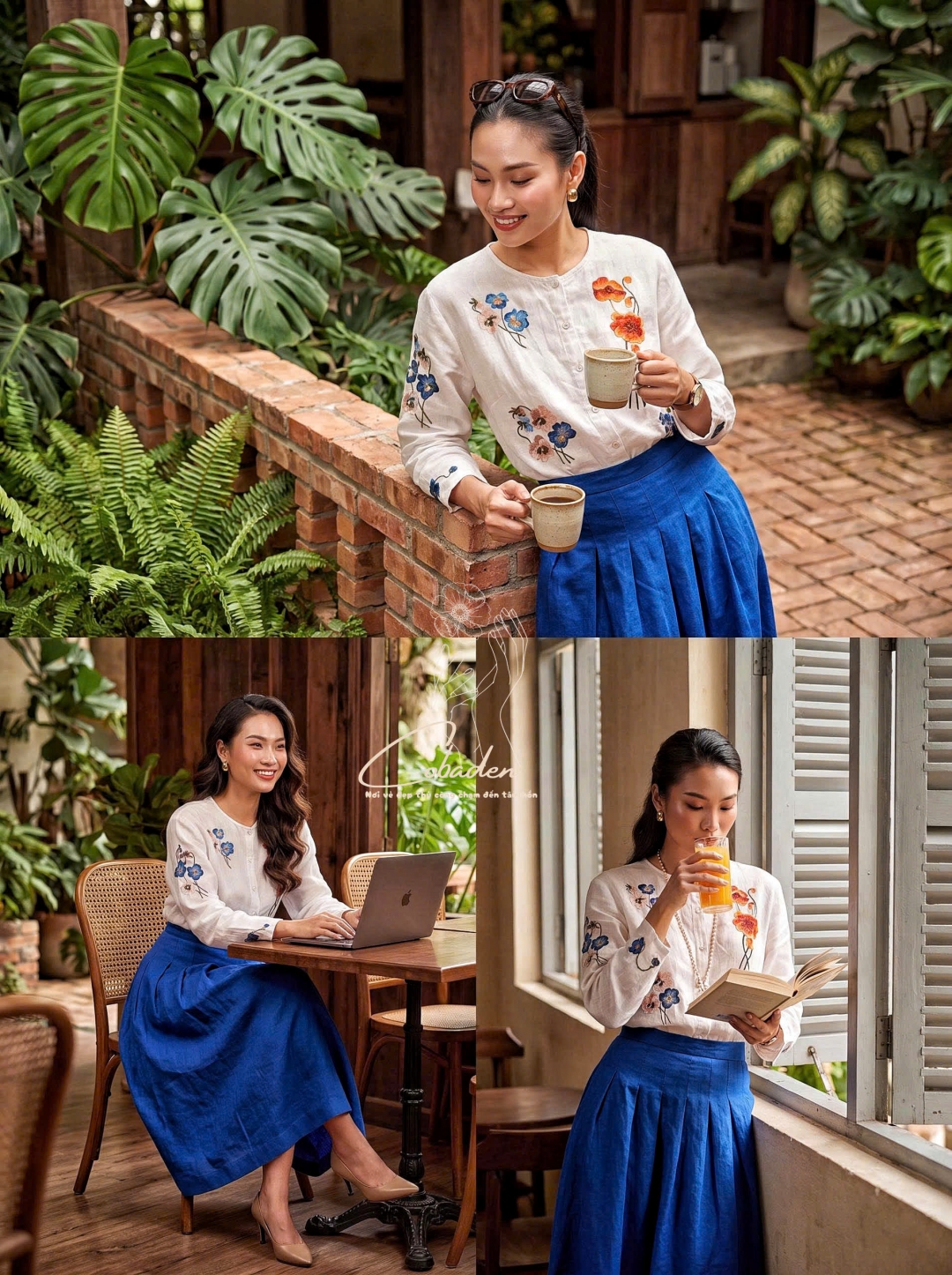 ÁO KIỂU - THÊU TAY