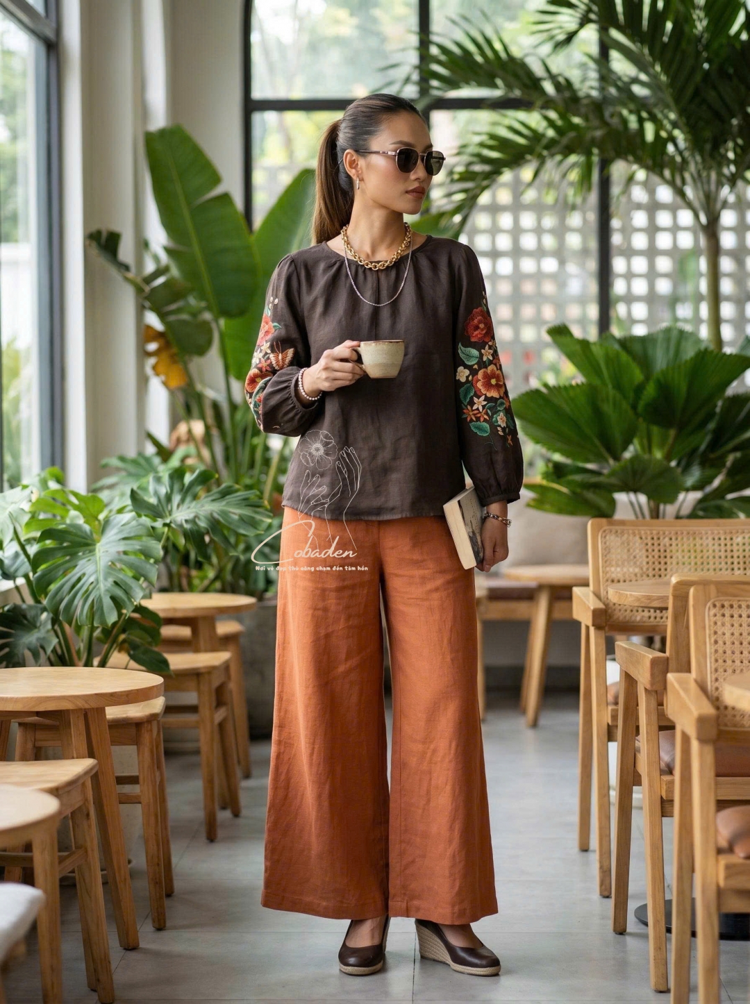 ÁO KIỂU - THÊU TAY