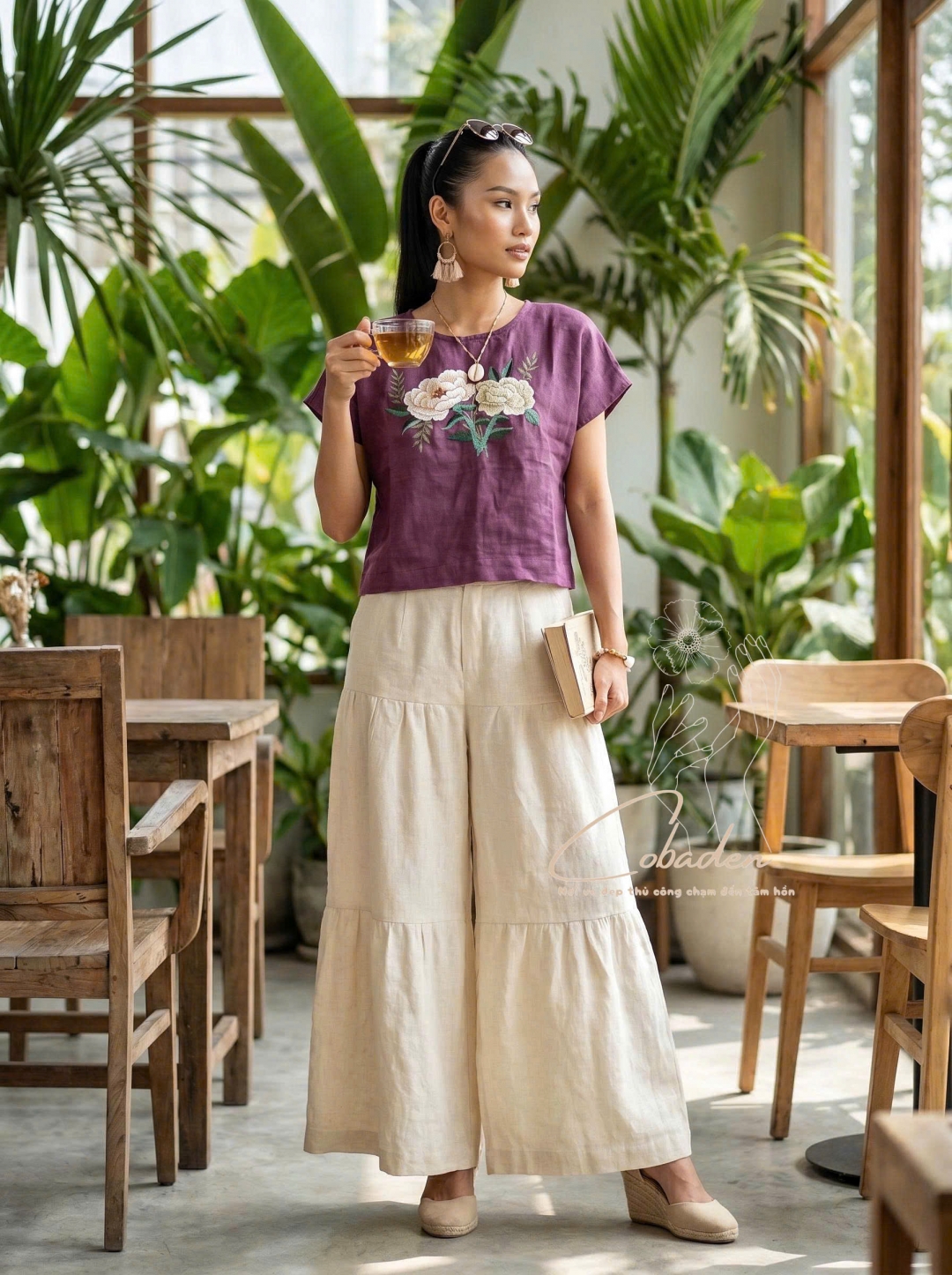 ÁO KIỂU - THÊU TAY