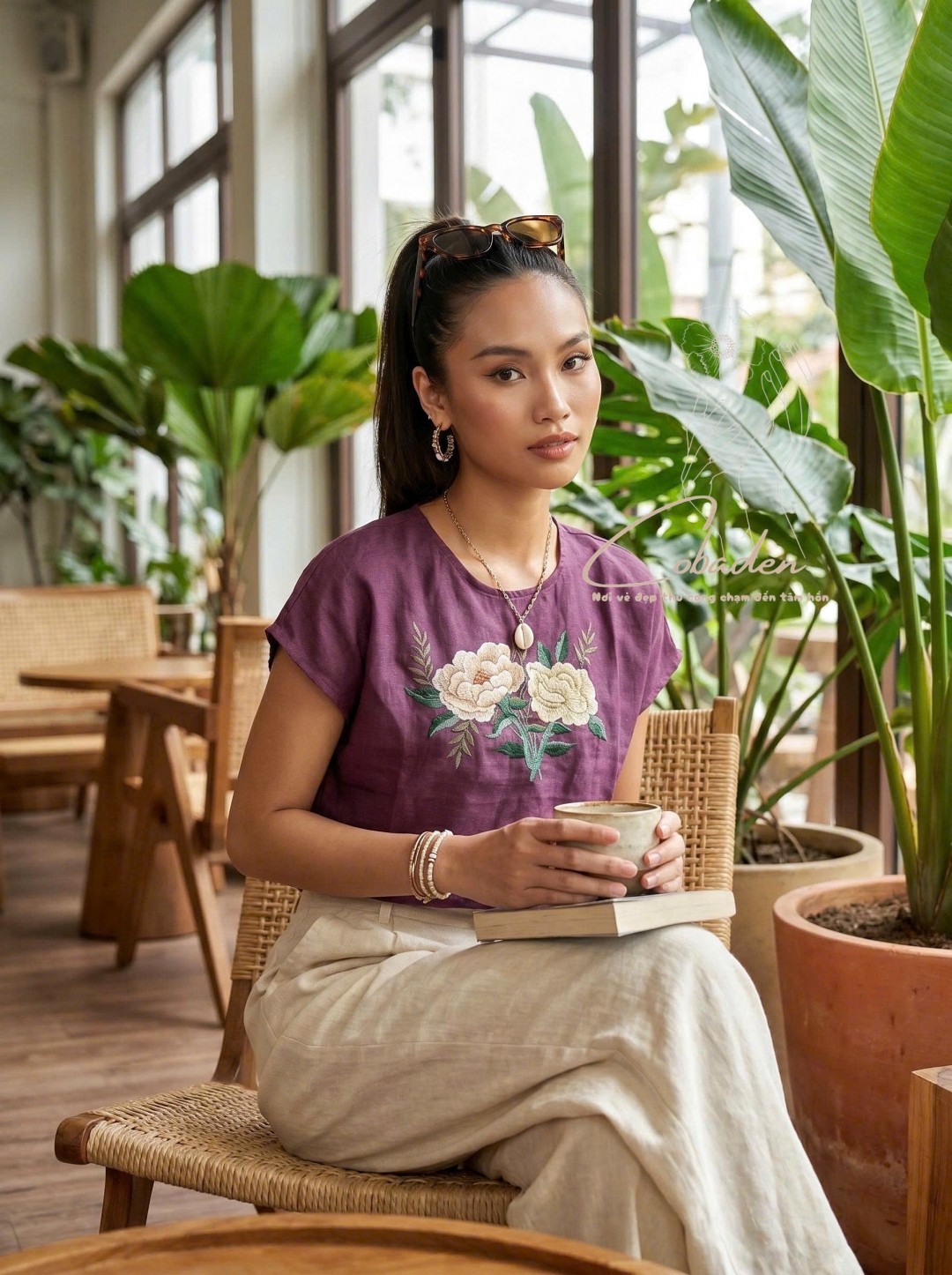ÁO KIỂU - THÊU TAY