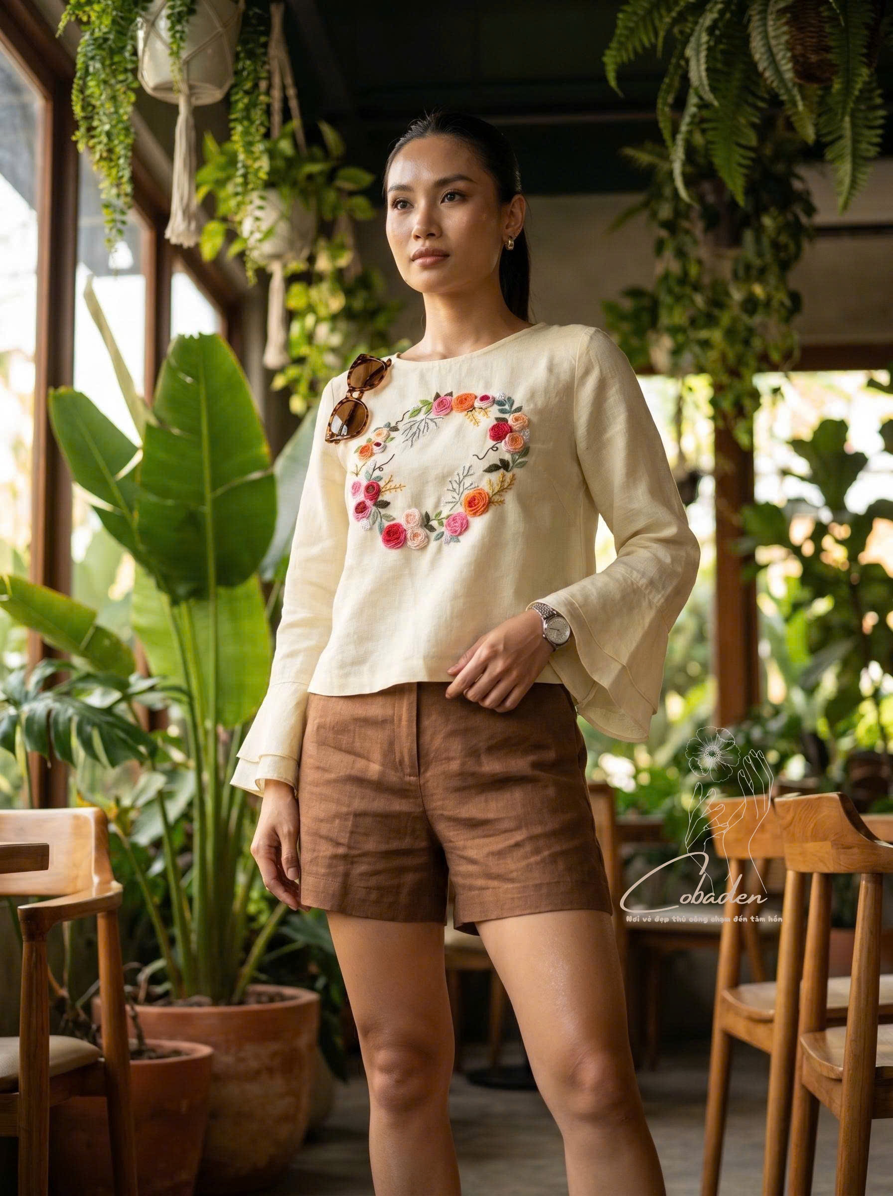 ÁO KIỂU THÊU TAY
