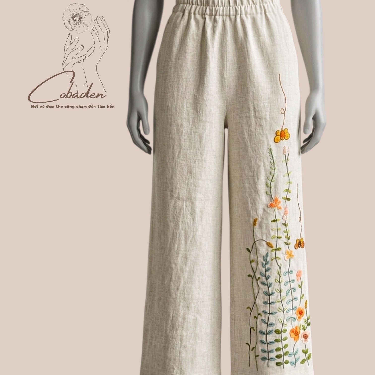 QUẦN THÊU TAY - LƯNG CHUN